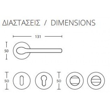 CONVEX - 1485 ROR ΖΕΥΓΟΣ ΧΕΙΡΟΛΑΒΩΝ ΠΟΡΤΑΣ ΜΕ ΡΟΖΕΤΑ ΚΑΙ ΕΠΙΣΤΟΜΙΑ ΚΛΕΙΔΙΟΥ ΜΑΤ ΧΡΩΜΙΟ - 1485-S24S24 CONVEX - 1485 ROR ΖΕΥΓΟΣ ΧΕΙΡΟΛΑΒΩΝ ΠΟΡΤΑΣ ΜΕ ΡΟΖΕΤΑ ΚΑΙ ΕΠΙΣΤΟΜΙΑ ΚΛΕΙΔΙΟΥ ΜΑΤ ΧΡΩΜΙΟ - 1485-S24S24