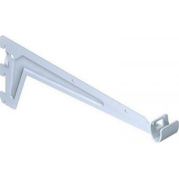 Element System - White Shelf Arm for Clothes Tube with 3 Hooks 33cm - 174605.0047