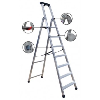 Profal - X-MAX85 Aluminum Ladder Reinforced 9+1 - 304901