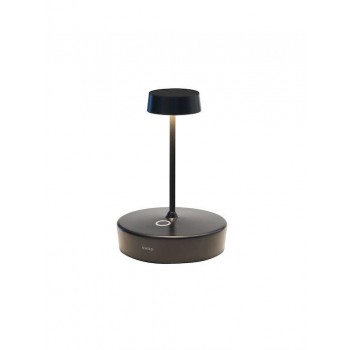 Zafferano - Lamp Table Rechargeable Swap Mini Φ10x14,8cm Led 2W IP65 Black - LD1011N3