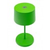Zafferano - Olivia Mini Φωτιστικό Επιτραπέζιο Επαναφορτιζόμενο Φ11x22cm Led 2,2W Πράσινο Μήλο - LD0860V3