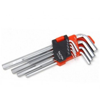 TACTIX - CR-V EXTRA LONG KEY SET - 9 PCS. - 206001 TACTIX - CR-V EXTRA LONG KEY SET - 9 PCS. - 206001