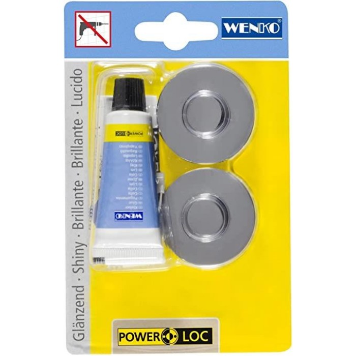 WENKO - ΣΕΤ Γάντζοι Power-Loc για Premium & Classic Στερέωση χωρίς Τρύπημα 2ΤΜΧ - 206451121 WENKO - ΣΕΤ Γάντζοι Power-Loc για Premium & Classic Στερέωση χωρίς Τρύπημα 2ΤΜΧ - 206451121