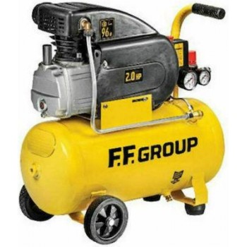 F.F. Group - AC-D 224 Easy Single Phase Air Compressor with Power 2hp and Air Reservoir 24lt - 47243