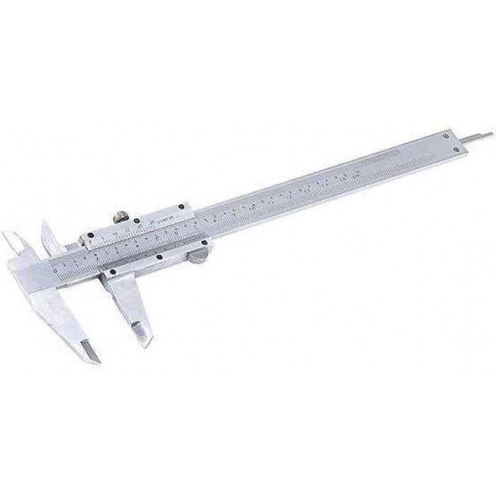 TACTIX Παχύμετρο Μεταλλικό Σε Ξύλινη Θήκη 0.02 X 150Mm 245011 TACTIX Παχύμετρο Μεταλλικό Σε Ξύλινη Θήκη 0.02 X 150Mm 245011