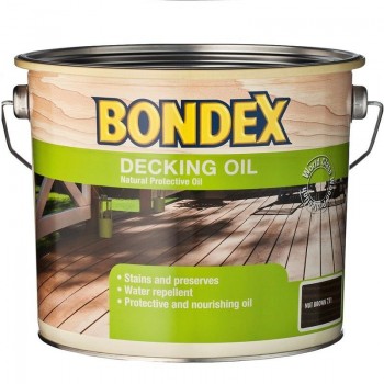 Bondex - Decking Oil / Waterproof Impregnation Oil for Outdoor Wooden Floors Colorless 900 2,5lt - 87133