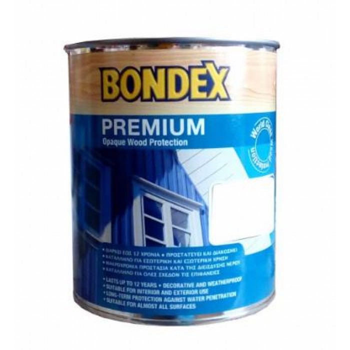 Bondex - Premium / Οικολογικό Αδιαφανές Βερνίκι Εμποτισμού Νερού White 800 750ml - 55703 Bondex - Premium / Οικολογικό Αδιαφανές Βερνίκι Εμποτισμού Νερού White 800 750ml - 55703