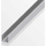ΠΡΟΦΙΛ U ΑΛΟΥΜΙΝΙΟΥ 1m ΑΣΗΜΙ 10x19,5x1,5mm - 575003.0003