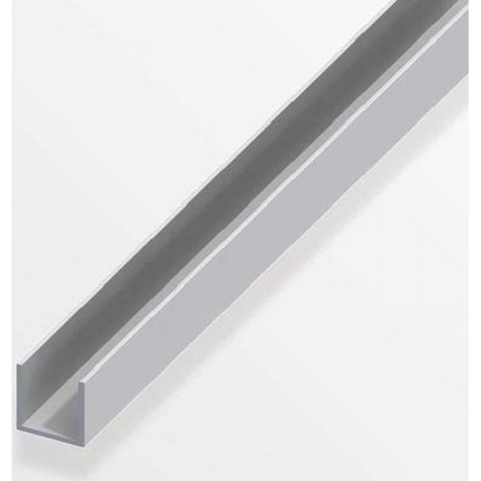 U PROFILE ALUMINIUM 1m SILVER 10x19,5x1,5mm - 575003.0003 U PROFILE ALUMINIUM 1m SILVER 10x19,5x1,5mm - 575003.0003