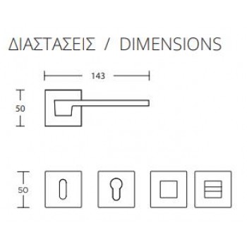 CONVEX - 1535 ROR ΖΕΥΓΟΣ ΧΕΙΡΟΛΑΒΩΝ ΠΟΡΤΑΣ ΜΕ ΡΟΖΕΤΑ ΚΑΙ ΕΠΙΣΤΟΜΙΑ ΚΛΕΙΔΙΟΥ ΜΑΤ ΓΡΑΦΙΤΗΣ - 1535-S85S85 CONVEX - 1535 ROR ΖΕΥΓΟΣ ΧΕΙΡΟΛΑΒΩΝ ΠΟΡΤΑΣ ΜΕ ΡΟΖΕΤΑ ΚΑΙ ΕΠΙΣΤΟΜΙΑ ΚΛΕΙΔΙΟΥ ΜΑΤ ΓΡΑΦΙΤΗΣ - 1535-S85S85