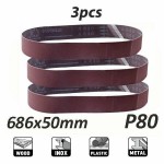 Benman - ΣΕΤ Ιμάντες Λείανσης P80 50x686mm 3ΤΜΧ - 72536