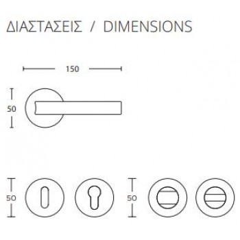CONVEX - 2205 ROR ΖΕΥΓΟΣ ΧΕΙΡΟΛΑΒΩΝ ΠΟΡΤΑΣ ΜΕ ΡΟΖΕΤΑ ΚΑΙ ΕΠΙΣΤΟΜΙΑ ΚΛΕΙΔΙΟΥ ΜΑΤ ΝΙΚΕΛ - 2205-S05S05 CONVEX - 2205 ROR ΖΕΥΓΟΣ ΧΕΙΡΟΛΑΒΩΝ ΠΟΡΤΑΣ ΜΕ ΡΟΖΕΤΑ ΚΑΙ ΕΠΙΣΤΟΜΙΑ ΚΛΕΙΔΙΟΥ ΜΑΤ ΝΙΚΕΛ - 2205-S05S05