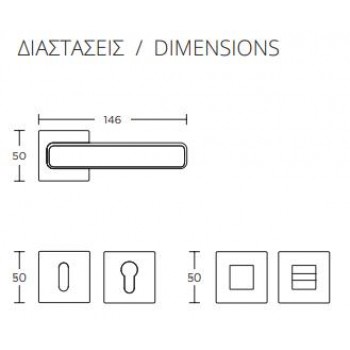 CONVEX - 2145 ROR ΖΕΥΓΟΣ ΧΕΙΡΟΛΑΒΩΝ ΠΟΡΤΑΣ ΜΕ ΡΟΖΕΤΑ ΚΑΙ ΕΠΙΣΤΟΜΙΑ ΚΛΕΙΔΙΟΥ ΧΡΩΜΙΟ / ΜΑΤ ΜΑΥΡΟ - 2145-S04S19 CONVEX - 2145 ROR ΖΕΥΓΟΣ ΧΕΙΡΟΛΑΒΩΝ ΠΟΡΤΑΣ ΜΕ ΡΟΖΕΤΑ ΚΑΙ ΕΠΙΣΤΟΜΙΑ ΚΛΕΙΔΙΟΥ ΧΡΩΜΙΟ / ΜΑΤ ΜΑΥΡΟ - 2145-S04S19