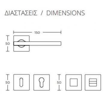 CONVEX - 2165 ROR ΖΕΥΓΟΣ ΧΕΙΡΟΛΑΒΩΝ ΠΟΡΤΑΣ ΜΕ ΡΟΖΕΤΑ ΚΑΙ ΕΠΙΣΤΟΜΙΑ ΚΛΕΙΔΙΟΥ ΜΑΤ ΜΑΥΡΟ - 2165-S19S19 CONVEX - 2165 ROR ΖΕΥΓΟΣ ΧΕΙΡΟΛΑΒΩΝ ΠΟΡΤΑΣ ΜΕ ΡΟΖΕΤΑ ΚΑΙ ΕΠΙΣΤΟΜΙΑ ΚΛΕΙΔΙΟΥ ΜΑΤ ΜΑΥΡΟ - 2165-S19S19