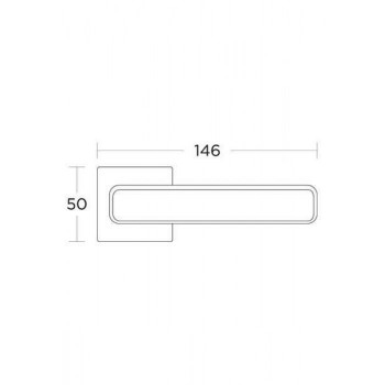 CONVEX - 2145 ROR PAIR OF DOOR HANDLES WITH ROSETTE AND KEY MOUTHPIECES MATT CHROME - 2145-S24S24 CONVEX - 2145 ROR PAIR OF DOOR HANDLES WITH ROSETTE AND KEY MOUTHPIECES MATT CHROME - 2145-S24S24