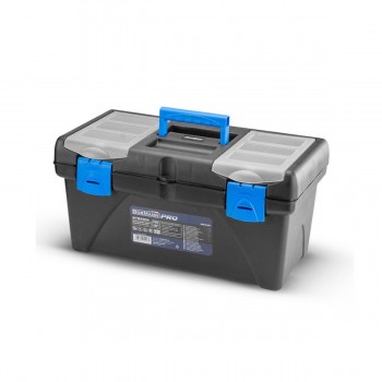 Bormann - BTB3304 Fox Plastic Tool Box with Snuff Box W47,8xD25,7xH23,3cm - 054269