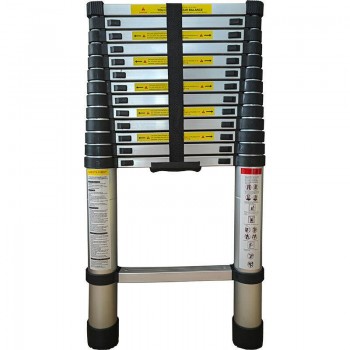 Bormann - BHL7030 Telescopic Aluminium Ladder 14 Steps up to 4,1m - 051398