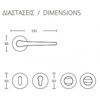 CONVEX - 1505 ROR ΖΕΥΓΟΣ ΧΕΙΡΟΛΑΒΩΝ ΠΟΡΤΑΣ ΜΕ ΡΟΖΕΤΑ ΚΑΙ ΕΠΙΣΤΟΜΙΑ ΚΛΕΙΔΙΟΥ ΜΑΤ ΝΙΚΕΛ - 1505-S05S05 CONVEX - 1505 ROR ΖΕΥΓΟΣ ΧΕΙΡΟΛΑΒΩΝ ΠΟΡΤΑΣ ΜΕ ΡΟΖΕΤΑ ΚΑΙ ΕΠΙΣΤΟΜΙΑ ΚΛΕΙΔΙΟΥ ΜΑΤ ΝΙΚΕΛ - 1505-S05S05