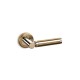 CONVEX - 135 ROR PAIR OF DOOR HANDLES WITH ROSETTE AND KEY MOUTHPIECES MATTE SERUM / SERUM - 135-S26S16