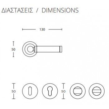 CONVEX - 135 ROR ΖΕΥΓΟΣ ΧΕΙΡΟΛΑΒΩΝ ΠΟΡΤΑΣ ΜΕ ΡΟΖΕΤΑ ΚΑΙ ΕΠΙΣΤΟΜΙΑ ΚΛΕΙΔΙΟΥ ΜΑΤ ΟΡΟ / ΟΡΟ - 135-S26S16 CONVEX - 135 ROR ΖΕΥΓΟΣ ΧΕΙΡΟΛΑΒΩΝ ΠΟΡΤΑΣ ΜΕ ΡΟΖΕΤΑ ΚΑΙ ΕΠΙΣΤΟΜΙΑ ΚΛΕΙΔΙΟΥ ΜΑΤ ΟΡΟ / ΟΡΟ - 135-S26S16