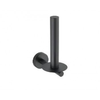 WENKO - Bosio Toilet Roll Holder Black Matt - 242621121