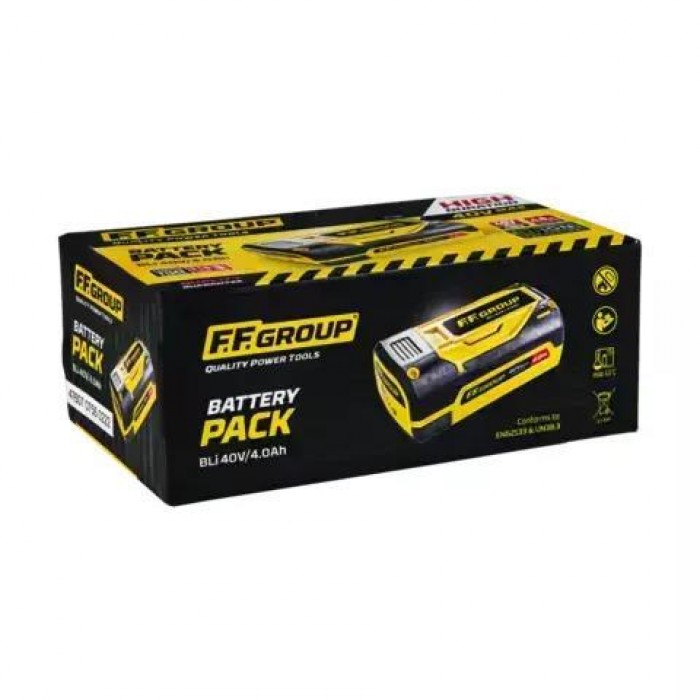 F.F. Group - Μπαταρία Εργαλείου Λιθίου 40V με Χωρητικότητα 4Ah - 47607 F.F. Group - Μπαταρία Εργαλείου Λιθίου 40V με Χωρητικότητα 4Ah - 47607