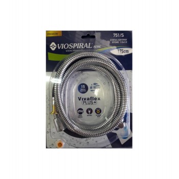 Viospiral - Vivaflex Spiral Shower Inox 175cm - 00-0751/s