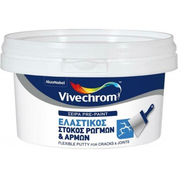 VIVECHROM - RUBBER PUTTY FOR CRACKS & JOINTS / White Putty 700gr - 40398