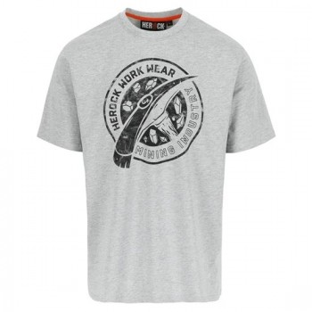 HEROCK - Worker T-Shirt Short Sleeve Grey No M - 069488134