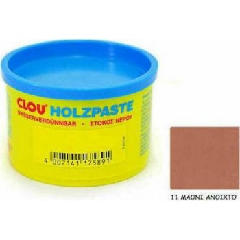 Clou - Holzpaste Water Wood Putty No 11 OPEN MAHOGANY 250gr - 75938