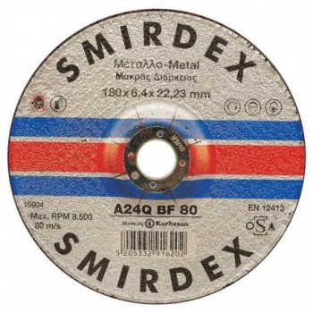 Smirdex - Δίσκος Λείανσης Μετάλλου Φ180x6,4x22,23mm - 913178600