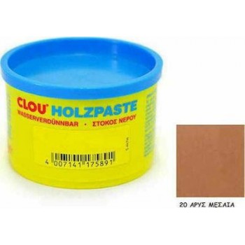 Clou - Holzpaste Water Wood Putty No 20 OAK MEDIUM 250gr - 76027