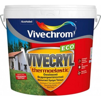 VIVECHROM - VIVECRYL THERMOELASTIC ECO / Οικολογικό Θερμοπροστατευτικό Λευκό Χρώμα 10lt - 92502 