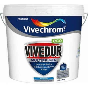 VIVECHROM - Vivedur Multiprimer Eco / Nanotechnology Silicone Acrylic Transparent Primer 10lt - 40640