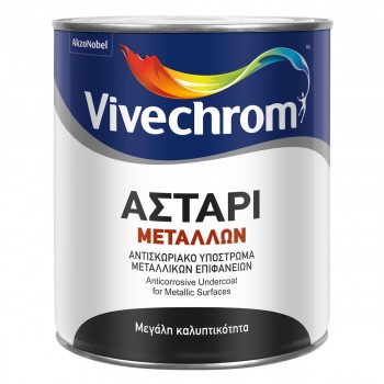 VIVECHROM - Rust Primer / Anticorrosive Substrate for Metal Surfaces in White 2,5lt - 30303