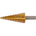 Yato - Κωνικό Τρυπάνι HSS Τιτανίου με Κυλινδρικό Στέλεχος για Μέταλλο και Δομικά Υλικά 4-22mm - YT-44741