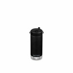 Klean Kanteen - TKWide Twist Cap Shale Black Cup Thermos with Straw 355ml 12oz - 1008308