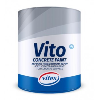 VITEX - Vito / Ακρυλικό Τσιμεντόχρωμα Νερού No 985 ΑΝΘΡΑΚΙ 3lt - 06107