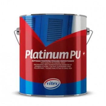 VITEX - Platinum PU / Σατινέ Λευκή Ριπολίνη Πολυουρεθάνης 2,5lt - 13099