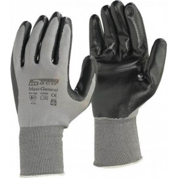 MACO - Maxi General Nitrile Grey Work Gloves No 10 - 28223
