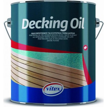 VITEX - Decking Oil / Άχρωμο Προστατευτικό Λάδι Εμποτισμού Πολυουρεθάνης 5lt - 03854