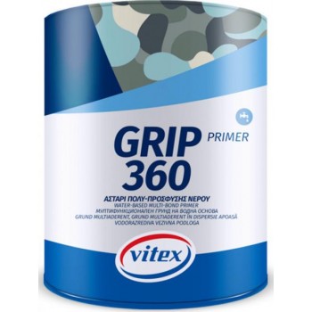 Vitex - GRIP 360 / Ματ Αστάρι Πολύ-πρόσφυσης Νερού Λευκό 750ml - 17363