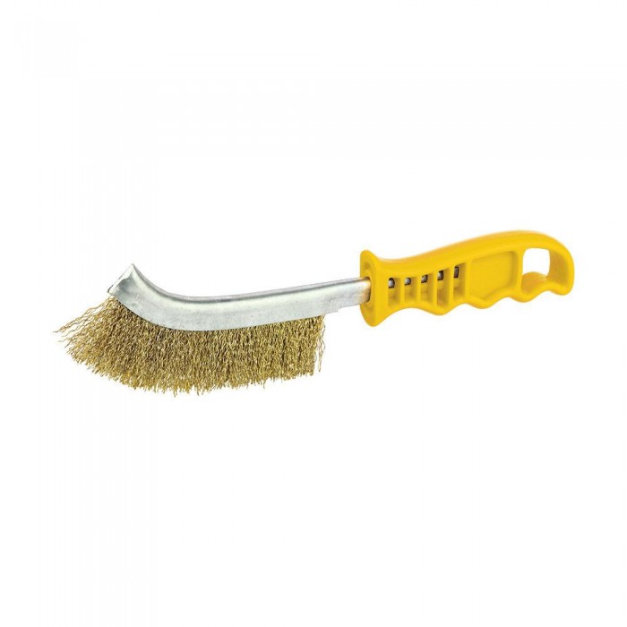 FF GROUP - Curved Hand Wire Brush 38cm - 46628