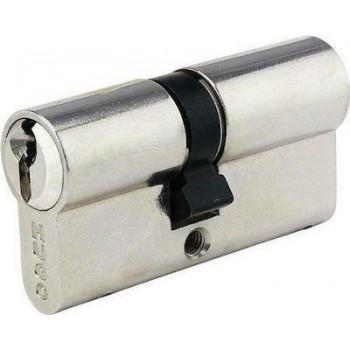Hugo Locks - GR 2S Αφαλός με 3 Κλειδιά 60mm (30-30mm) Ασημί - 60013