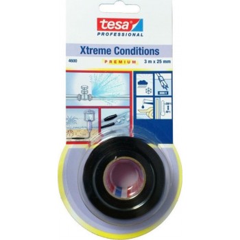 TESA - Black Insulating Tape Xtreme Conditions 3mX25mm - 04600-00004