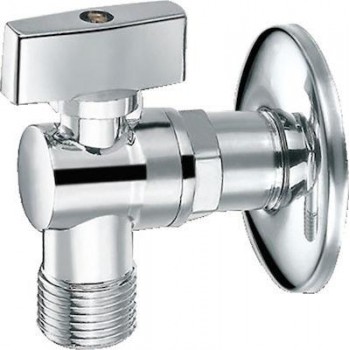 Viospiral - Valve / Switch Angled Ball Faucet Chrome 1/2x3/4 inch - 06-1052/S