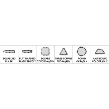 YATO - FILES SET WITH HANDLE 6PCS 3X140X65mm 20006160 - YT-6160 YATO - FILES SET WITH HANDLE 6PCS 3X140X65mm 20006160 - YT-6160