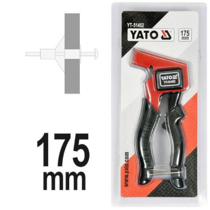 YATO - PLASTERBOARD PLUG APPLICATION GUN M4-M8 20051452 - YT-51452 YATO - PLASTERBOARD PLUG APPLICATION GUN M4-M8 20051452 - YT-51452