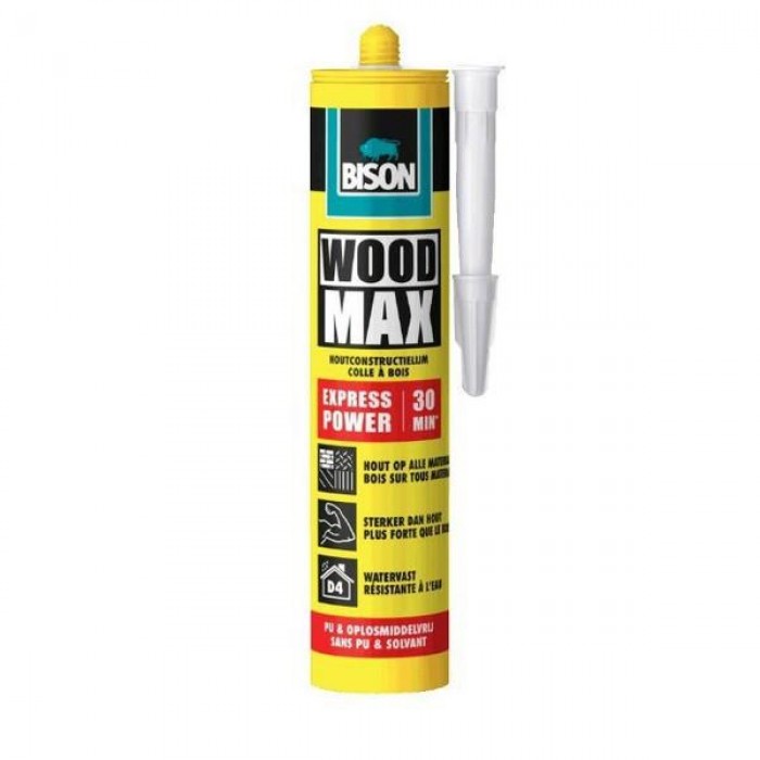 BISON - WOOD MAX EXPRESS POWER WOOD GLUE 380gr - 99549 BISON - WOOD MAX EXPRESS POWER WOOD GLUE 380gr - 99549