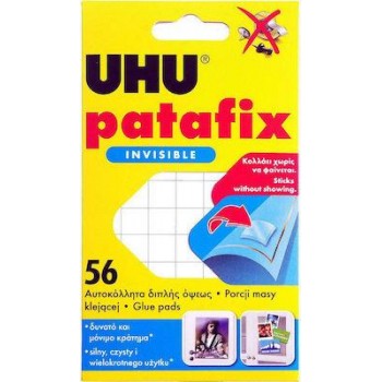 UHU - Patafix Invisible Κόλλα Αυτοκόλλητο Διάφανο 56ΤΜΧ - 34666